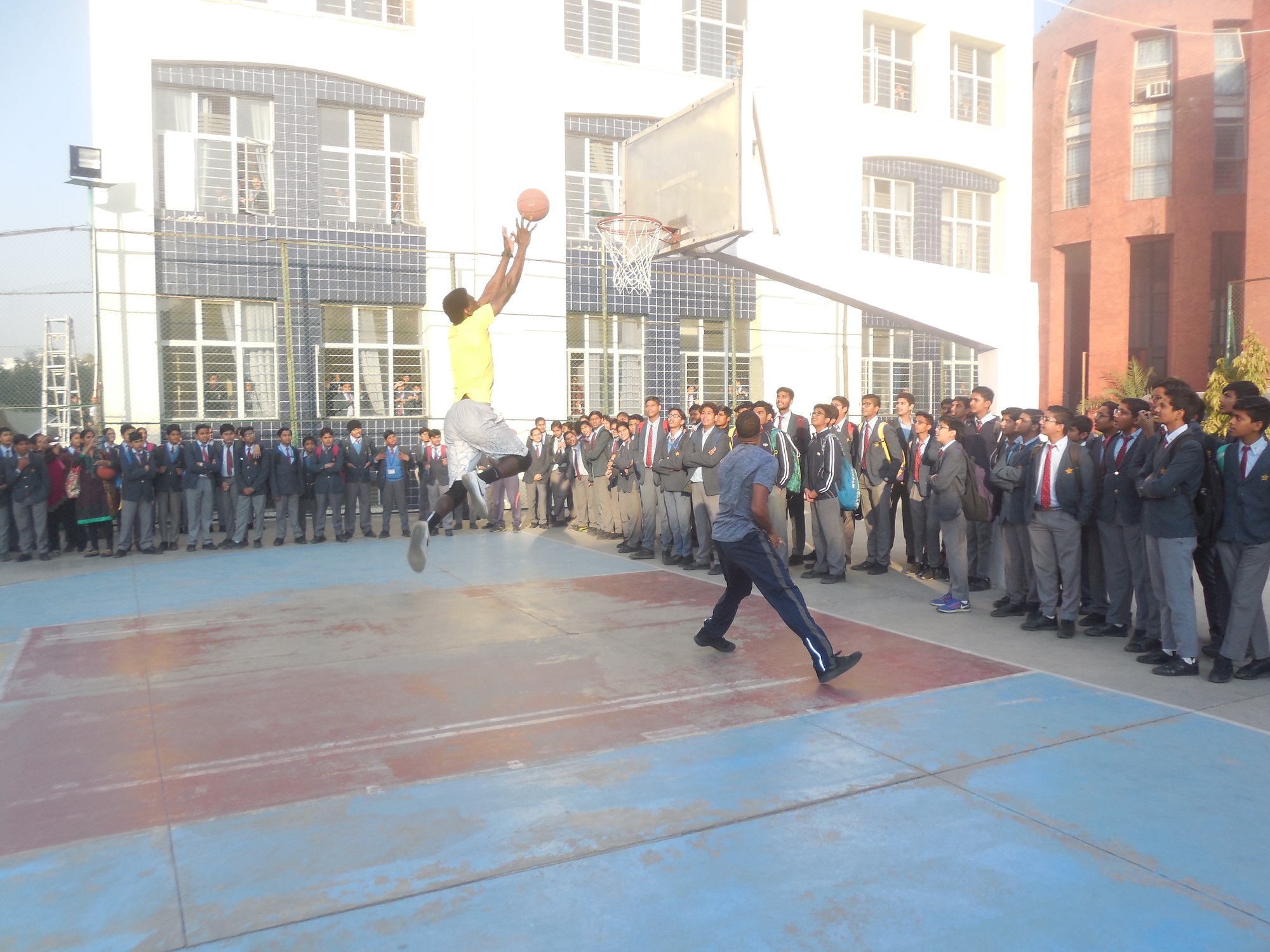 Basketball Camp at Sanskar School